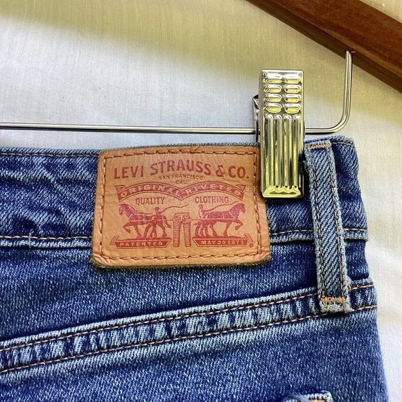 Levi  Strauss blue 711 skinny casual jeans, size 25 - Picture 6 of 8